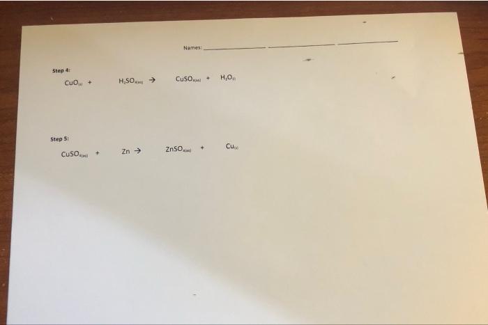 Solved Namen Copper Cycle Equations Stance The Following | Chegg.com