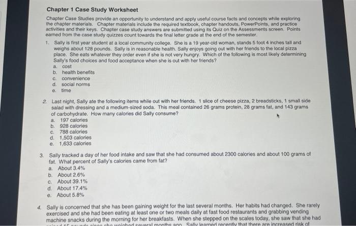 case study questions of chapter solutions