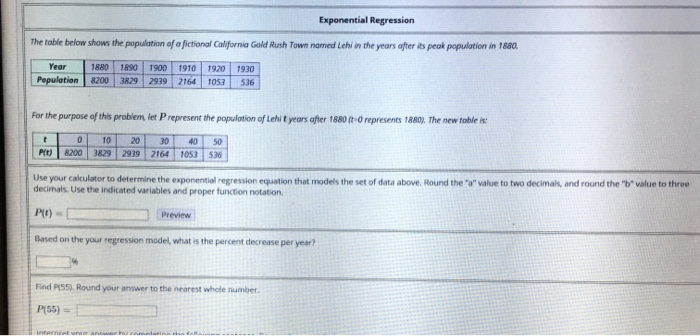 solved-exponential-regression-the-table-below-shows-the-chegg