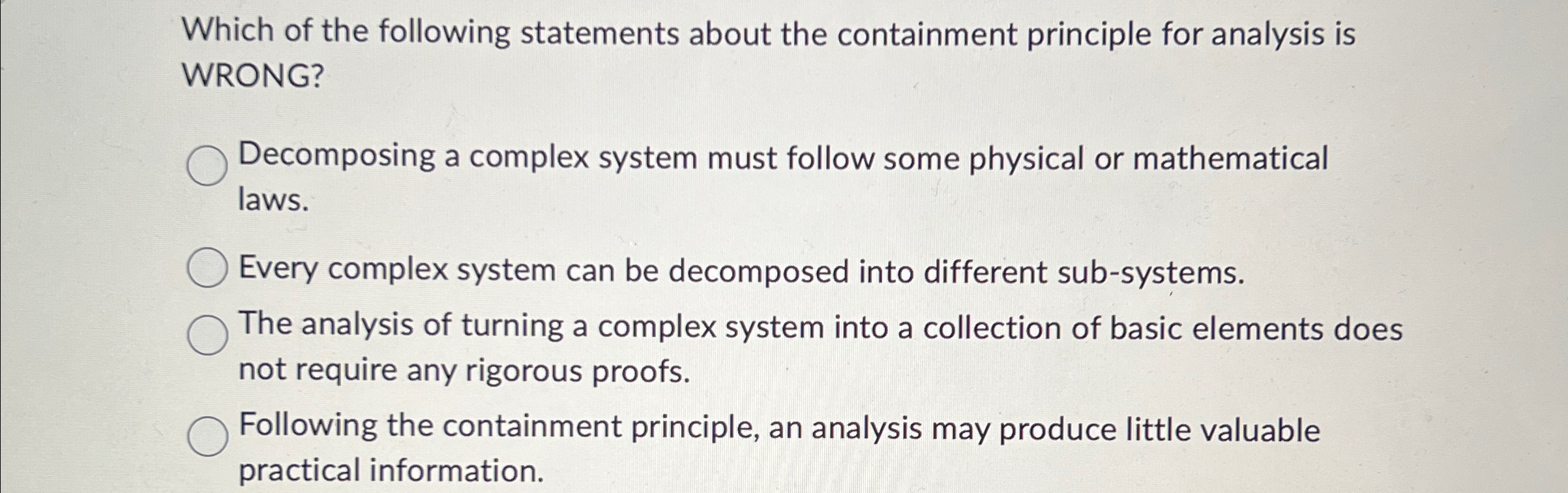 Solved Which of the following statements about the | Chegg.com