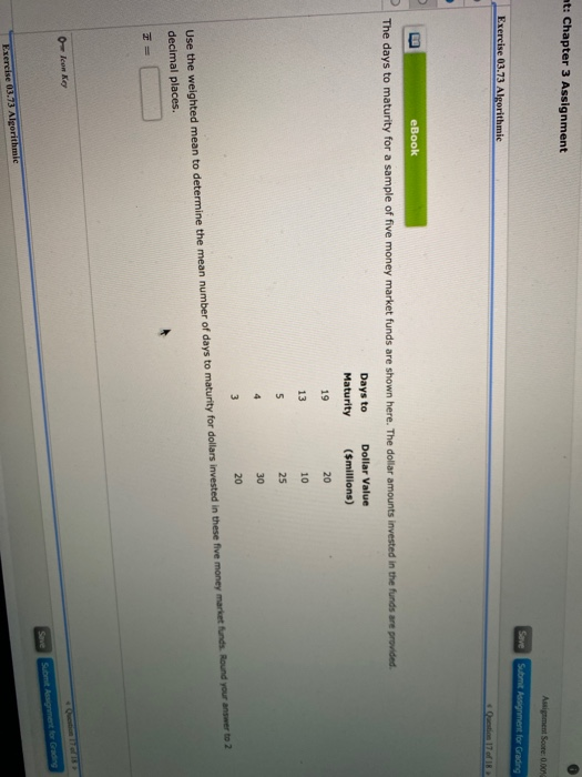 Solved mt: Chapter 3 Assignment Assignment Score: 0.00% Save | Chegg.com
