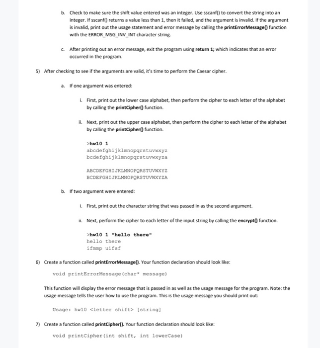 Solved Caesar Cipher: The Caesar Cipher is a simple shift | Chegg.com