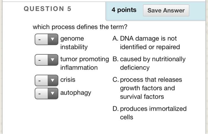Solved QUESTION 5 4 points Save Answer which process defines | Chegg.com