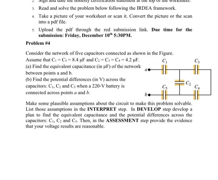 Solved 3. Read and solve the problem below following the | Chegg.com