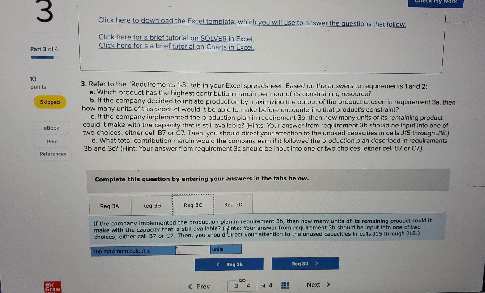 Solved Check my work 3 Required information Part 3 of 4 [The | Chegg.com