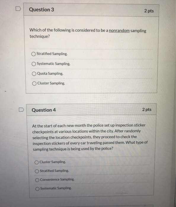 Solved Question 3 2 pts Which of the following is considered | Chegg.com