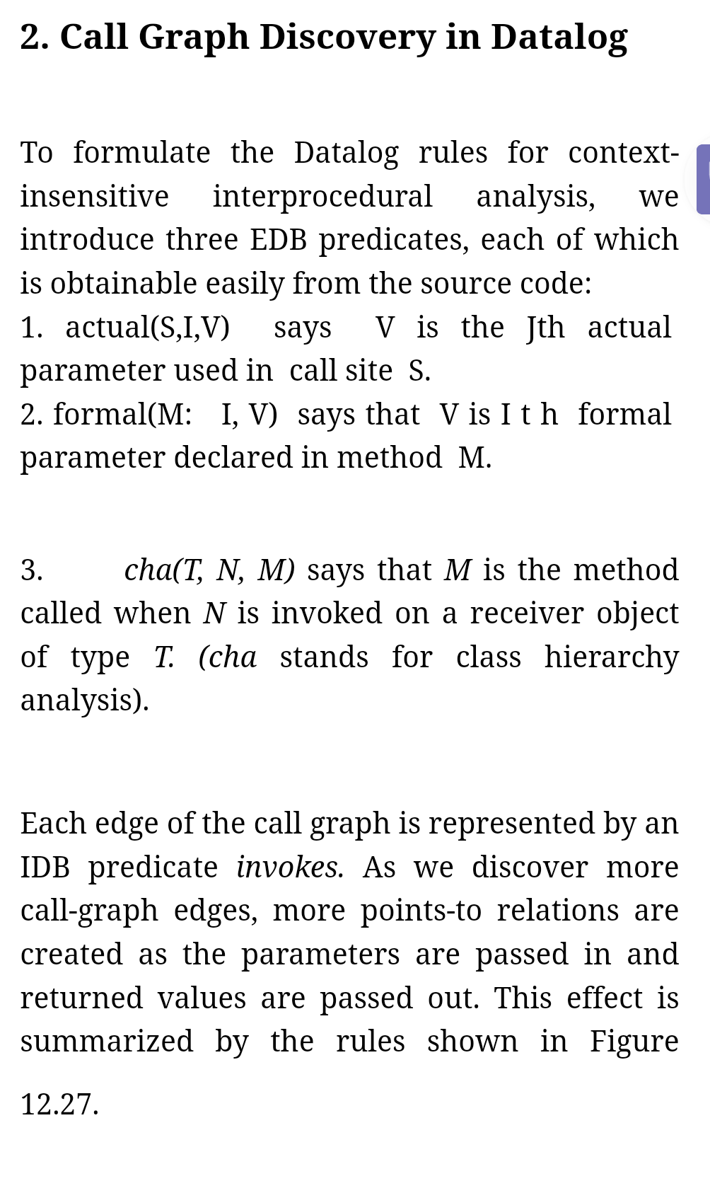 Solved The first rule computes the call target of the call | Chegg.com