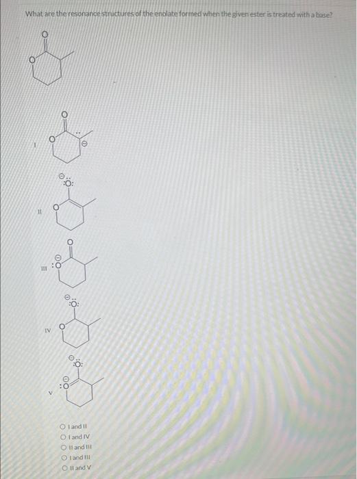 [Solved] What are the resonance structures of the enolate