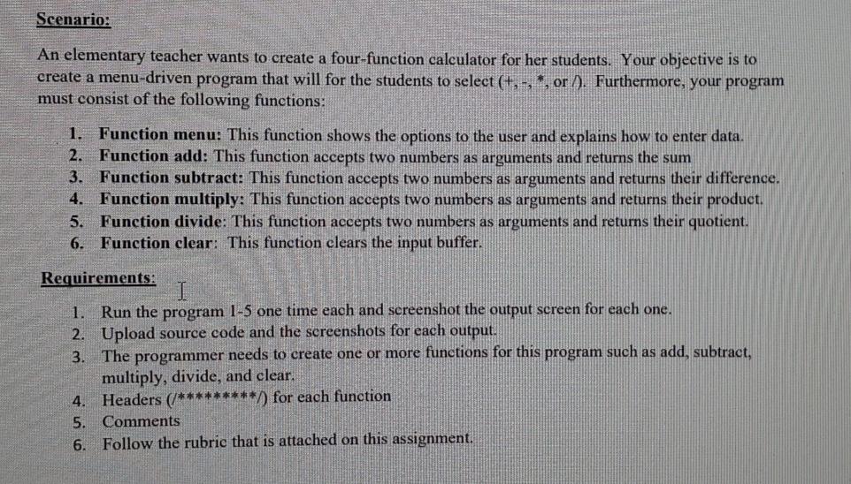 Solved Objective: The objective for this assignment is for | Chegg.com