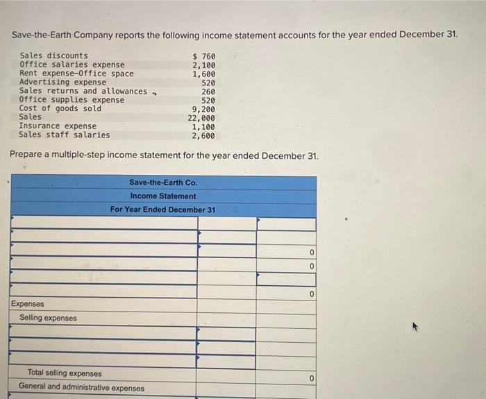 Solved Compute The Missing Amounts In The Separate (partial) | Chegg.com