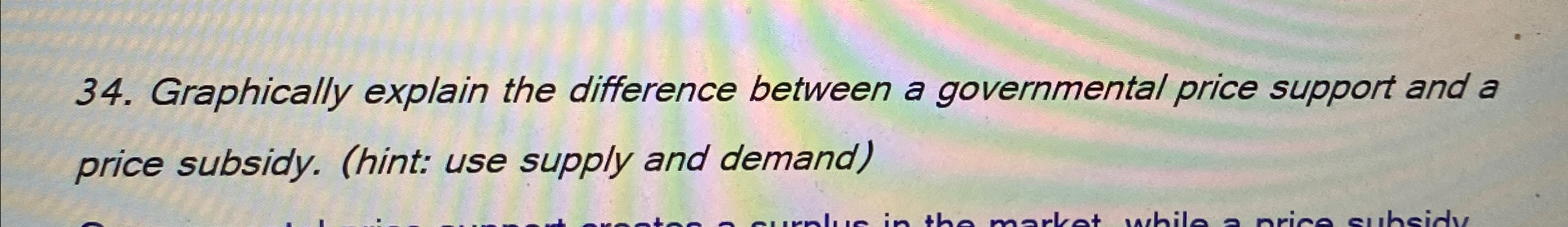 Solved Graphically explain the difference between a | Chegg.com