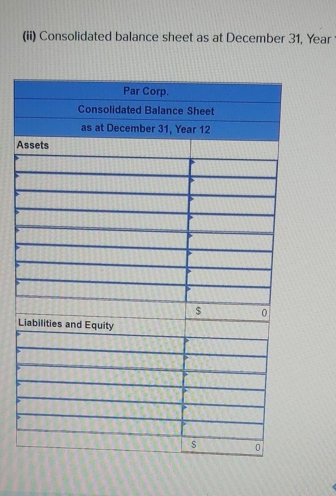 Financial statements of Par Corp. and its subsidiary