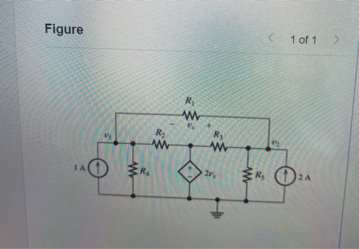 Solved Item 1 Solve for the node voltages shown in the | Chegg.com