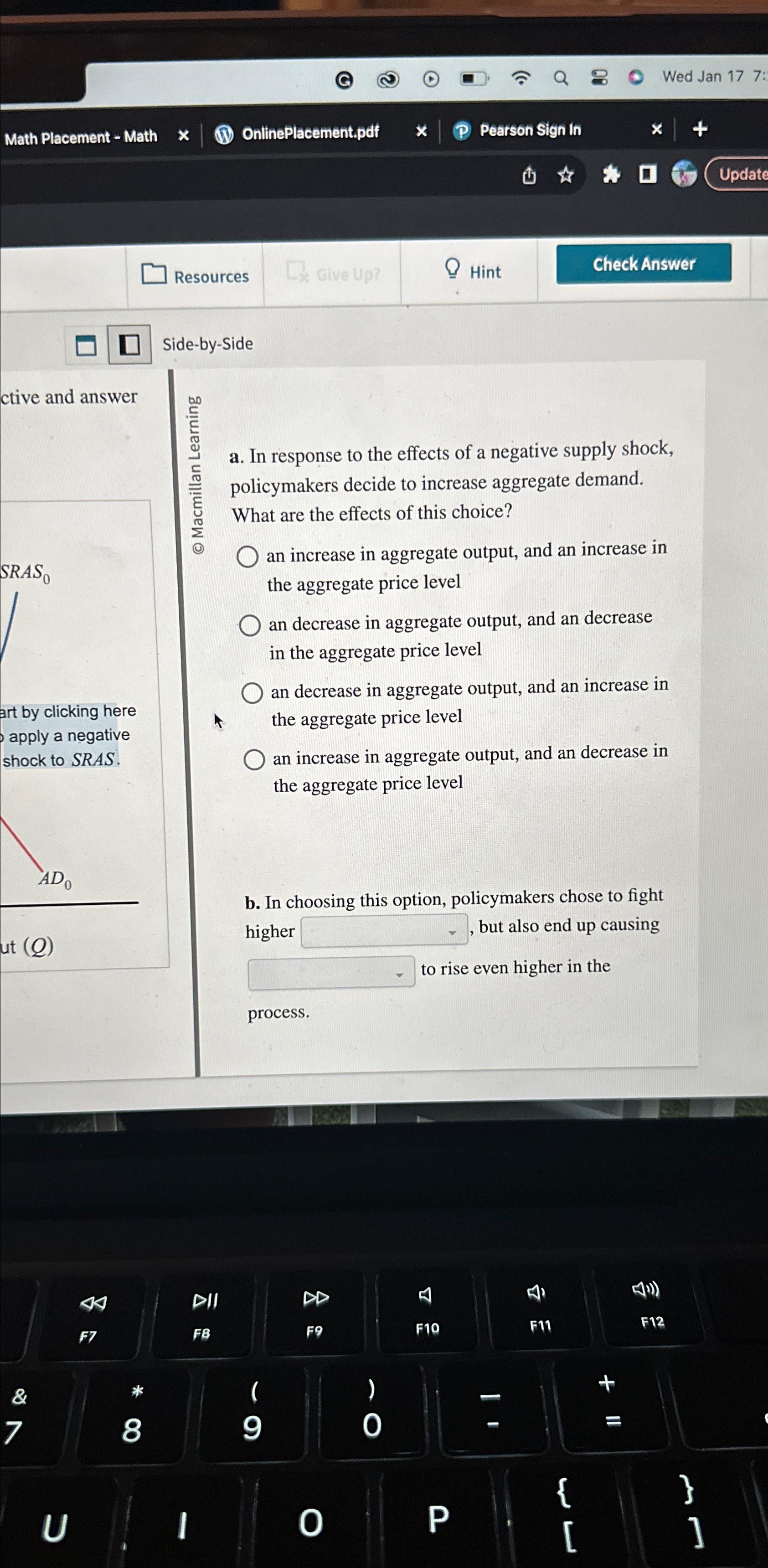 Solved ResourcesHintSide-by-Sidective And Answera. ﻿In | Chegg.com