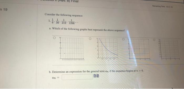 Solved Consider The Following Sequence: 1. | Chegg.com