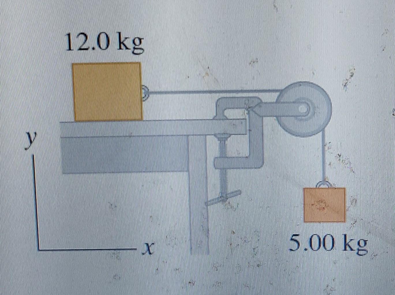 Solved A 12kg box resting on a horizontal, frictionless