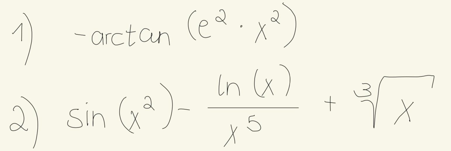 Solved Find The Derivation Of: | Chegg.com