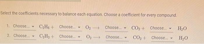 solved-select-the-coefficients-necessary-to-balance-each