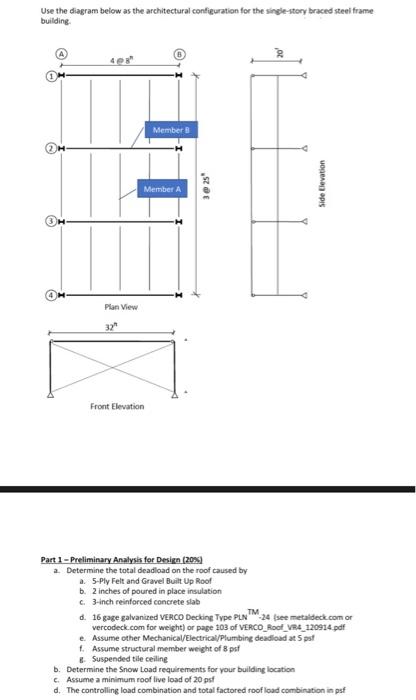 Solved Use the diagram below as the architectural | Chegg.com