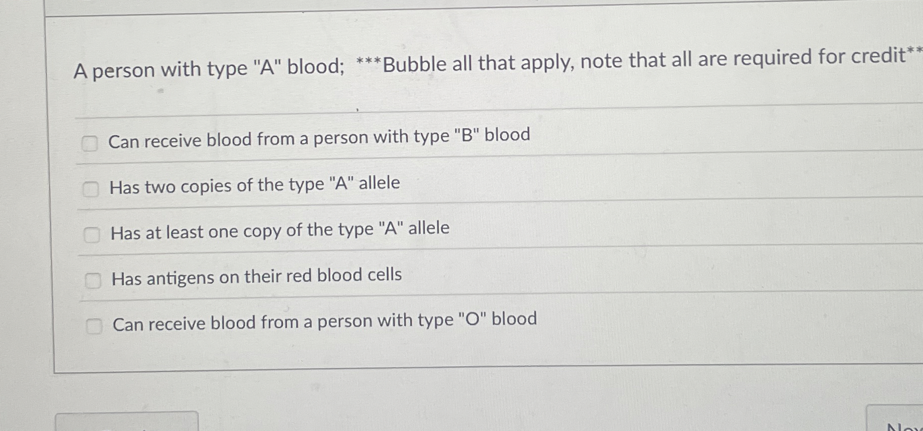 High Quality SOLUTION A person with type "A" ﻿blood; *Can receive blood ...
