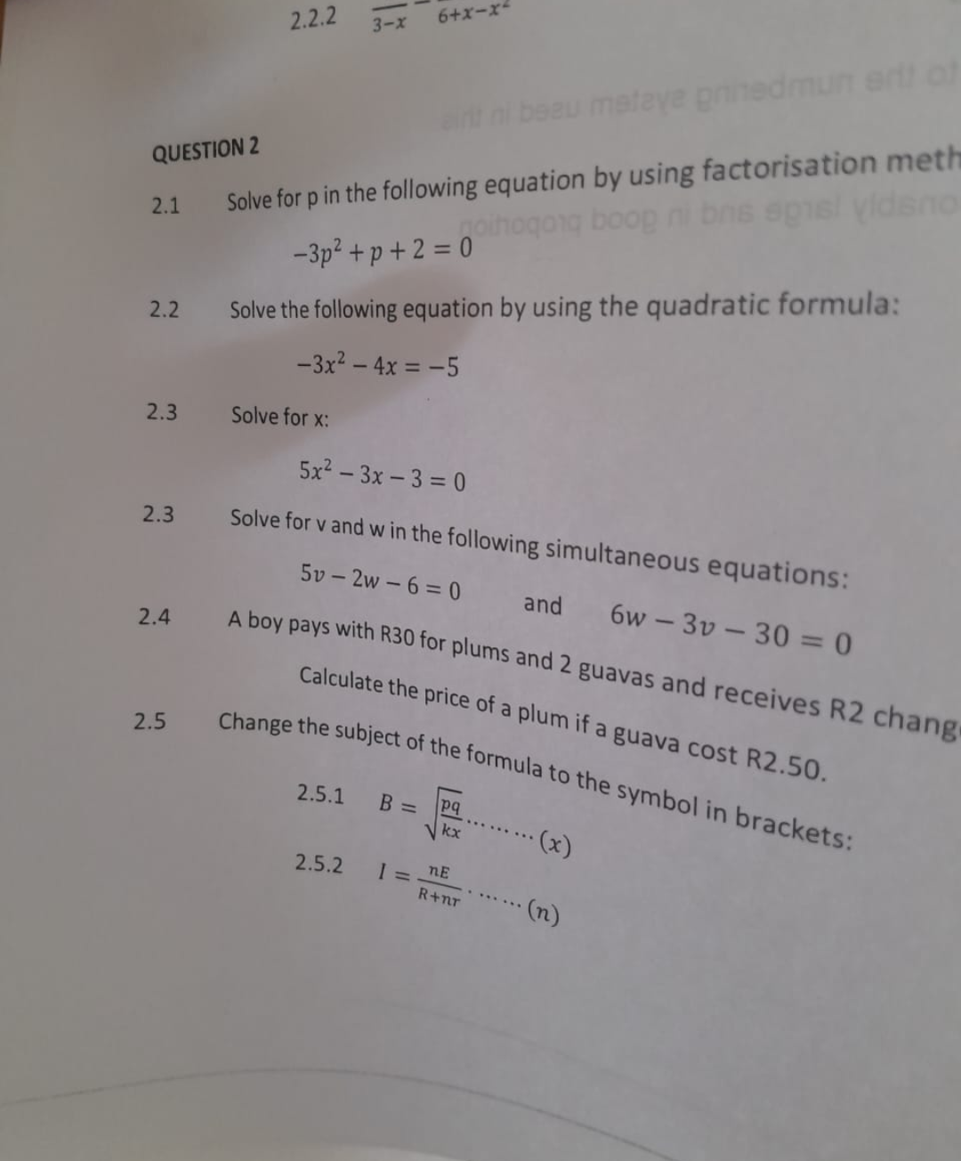 solved-3-x2-2-2-6-x-x2question-22-1-solve-for-p-in-the-chegg