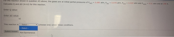 Solved For the reaction shown in question 35 above, the | Chegg.com