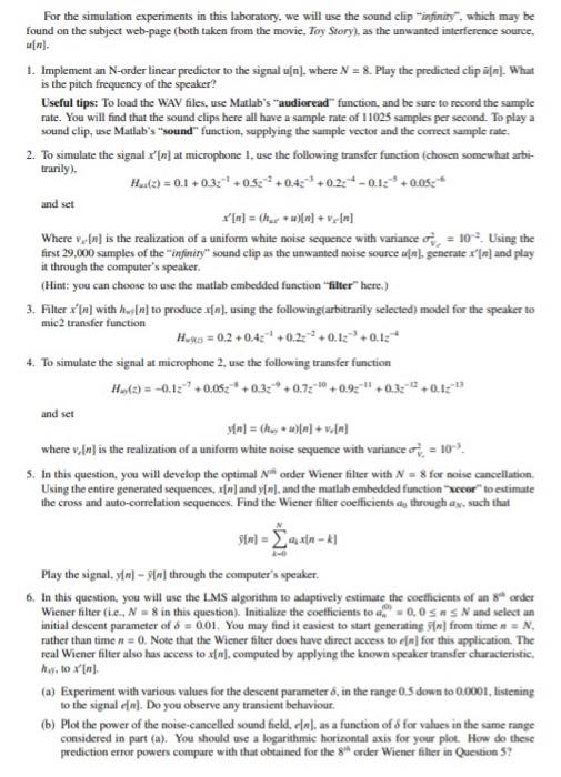 Design Proficiency for Signal Processing Assignment 4 | Chegg.com