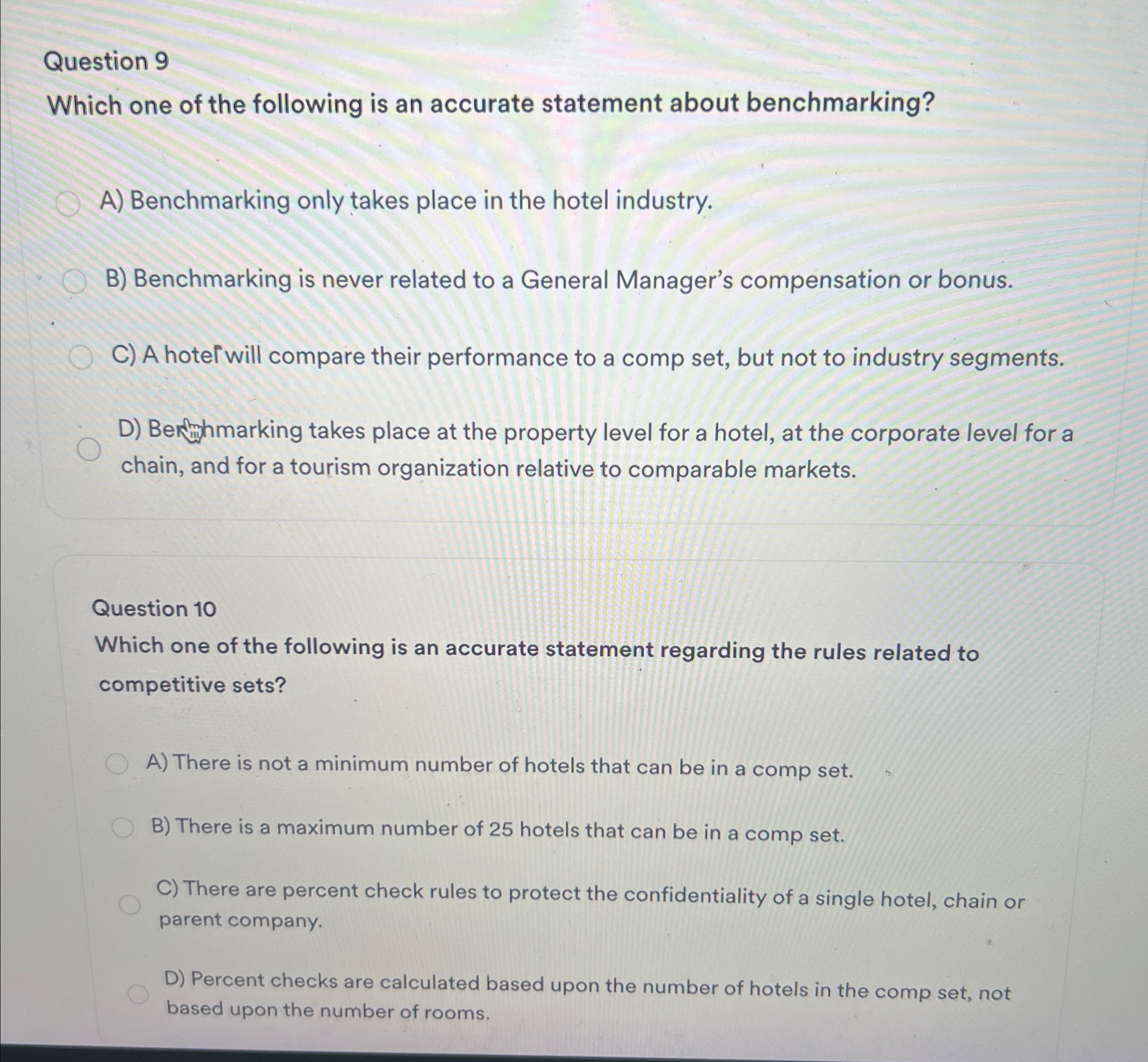 Solved Question 9Which one of the following is an accurate | Chegg.com