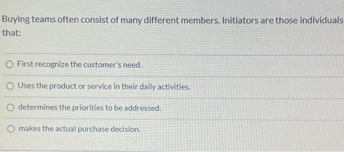 solved-buying-teams-often-consist-of-many-different-members-chegg