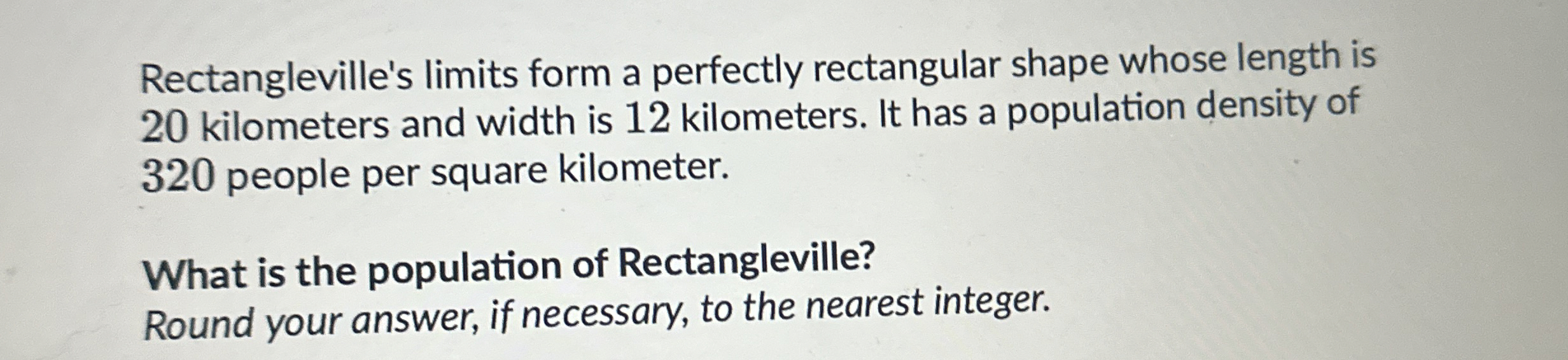 Solved Rectangleville's limits form a perfectly rectangular | Chegg.com