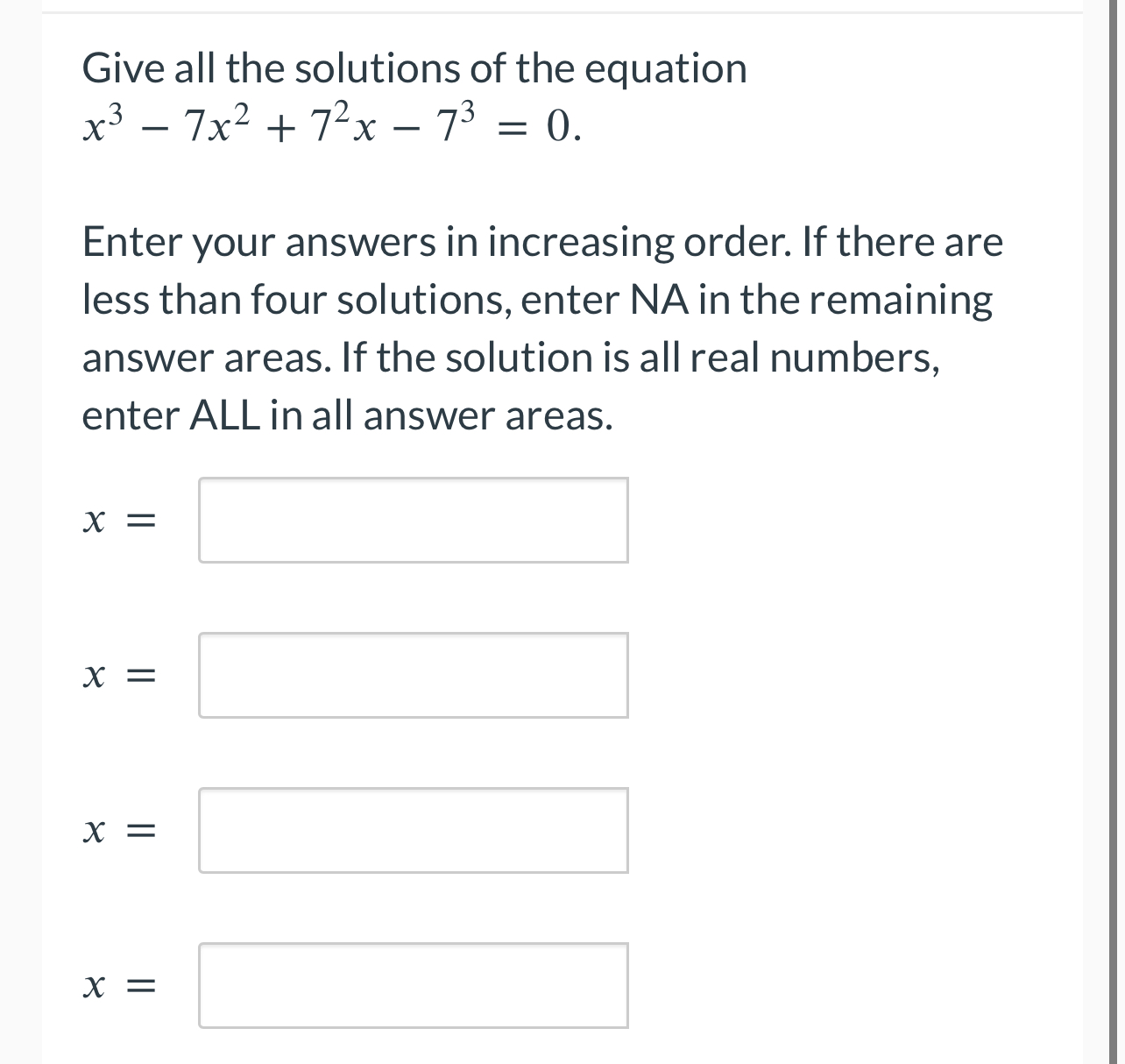 Solved Give all the solutions of the | Chegg.com