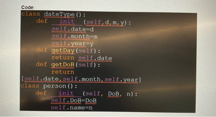 Solved Q2. Complete the following code for a simple | Chegg.com