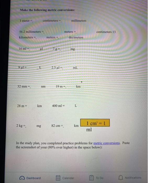 Centimeters and Millimeters, Converting cm to mm and Converting mm to cm