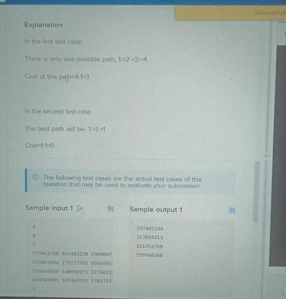 Solved Note: Your code must be able to print the sample | Chegg.com
