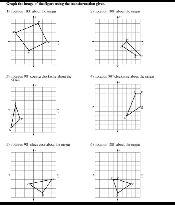 Solved Graph the image of the figure using the | Chegg.com