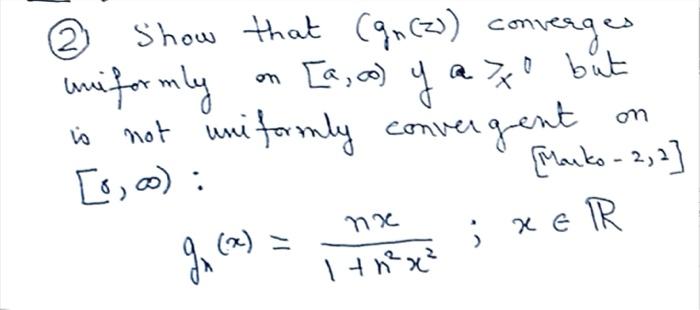 Solved Question from Real Analysis. Can you please improve | Chegg.com