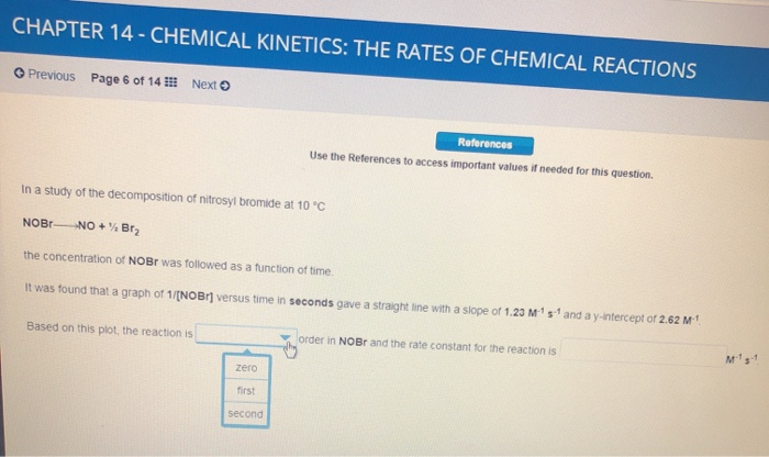 Solved CHAPTER 14 - CHEMICAL KINETICS: THE RATES OF CHEMICAL | Chegg.com