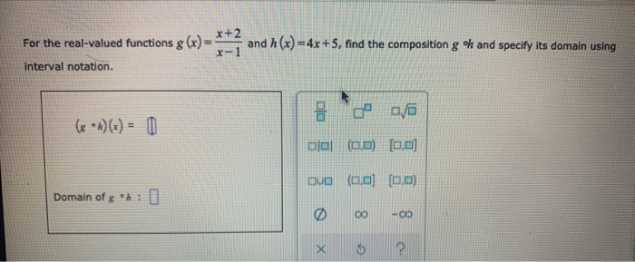 Solved Suppose That The Functions F And G Are Defined As Chegg Com