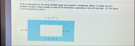 Solved Find an expression for the (blue) ﻿shaded region and | Chegg.com