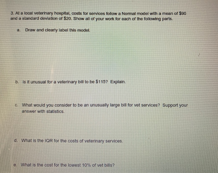 cost of veterinary services