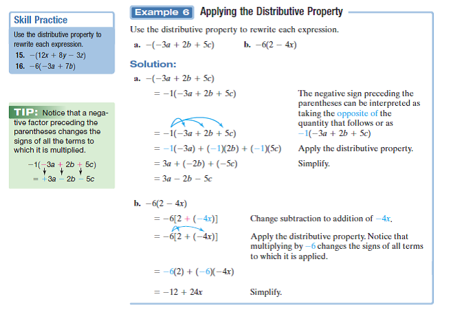 Concept 4 Distributive Property Of Multiplication Over Ad Chegg Com