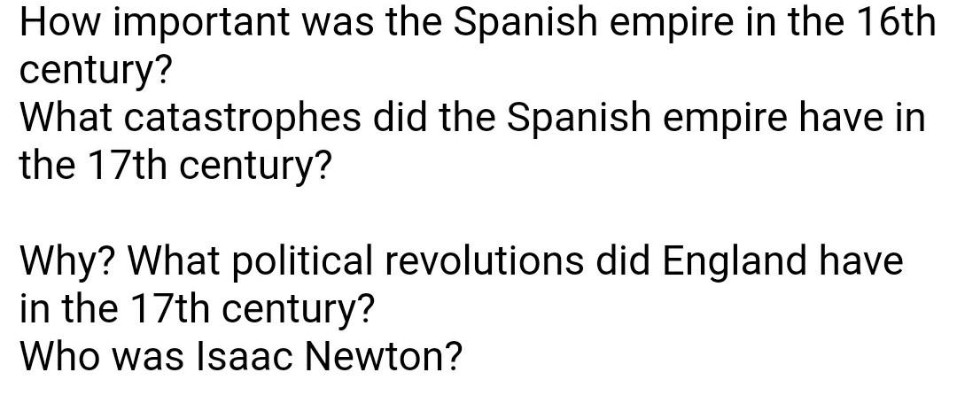 Solved How important was the Spanish empire in the 16th | Chegg.com