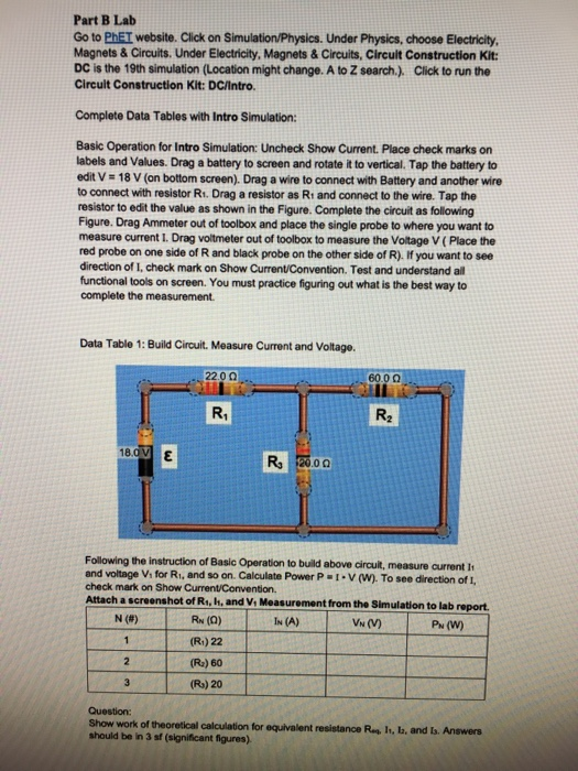 Solved Part B Lab Go To Pher Website Click On Simulation Chegg Com