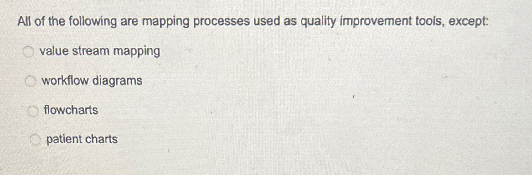 Solved All of the following are mapping processes used as | Chegg.com