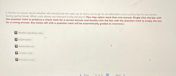 Solved Kristen Lu purchased a used automobile for $36,050 at | Chegg.com