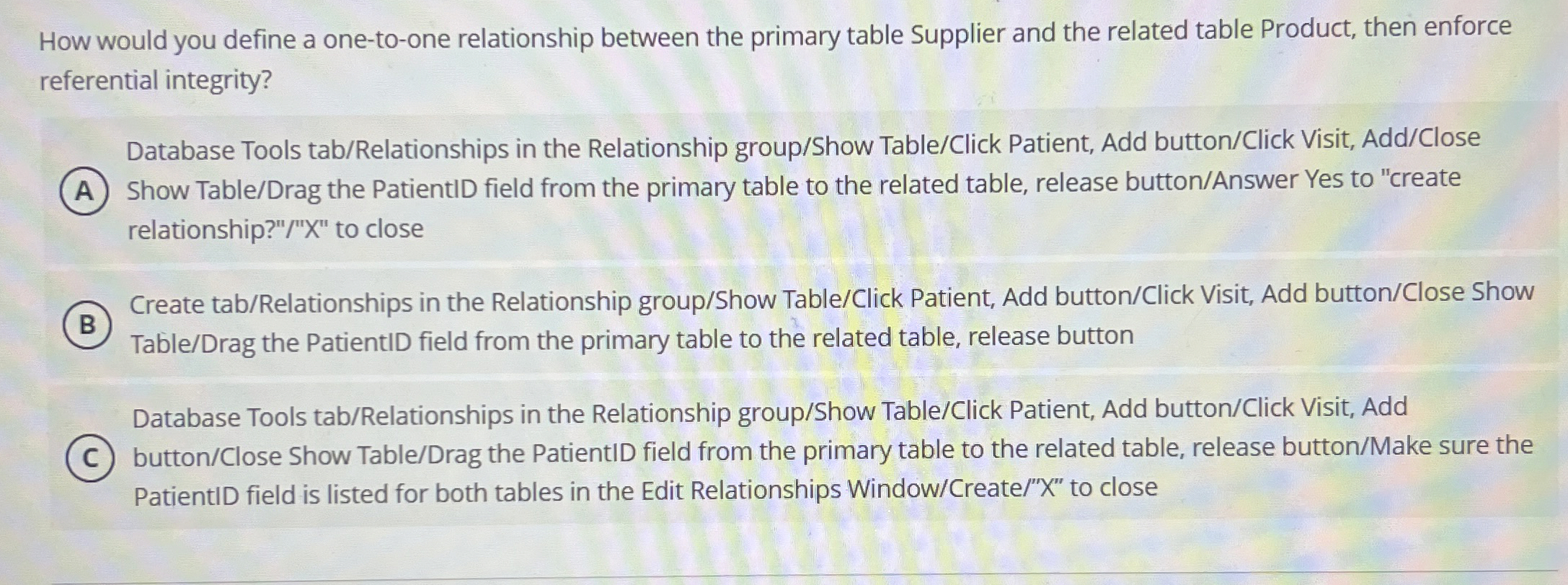 Solved How would you define a relationship