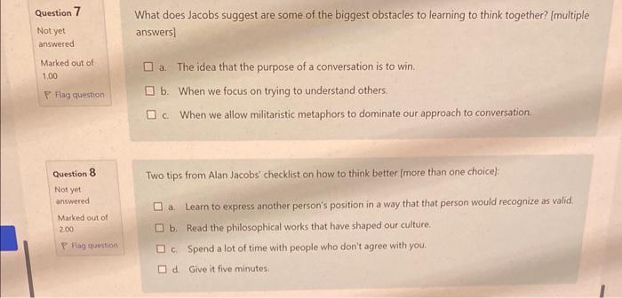 Solved What does Alan Jacobs suggest is the reason why we | Chegg.com