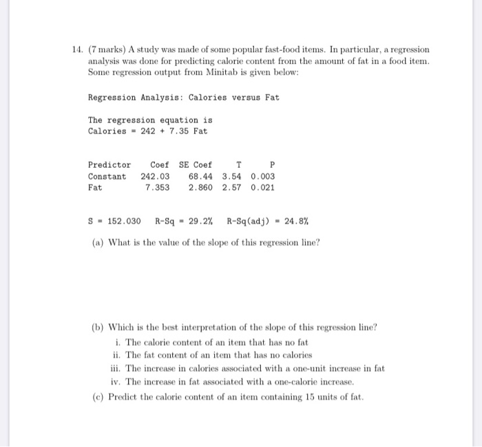 Solved 11. (3 marks) The correlation between two variables | Chegg.com