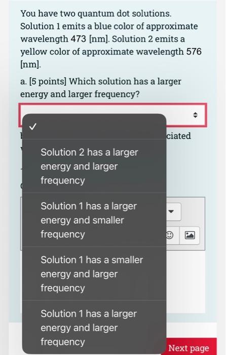 Solved Choose the correct answer using the provided options | Chegg.com