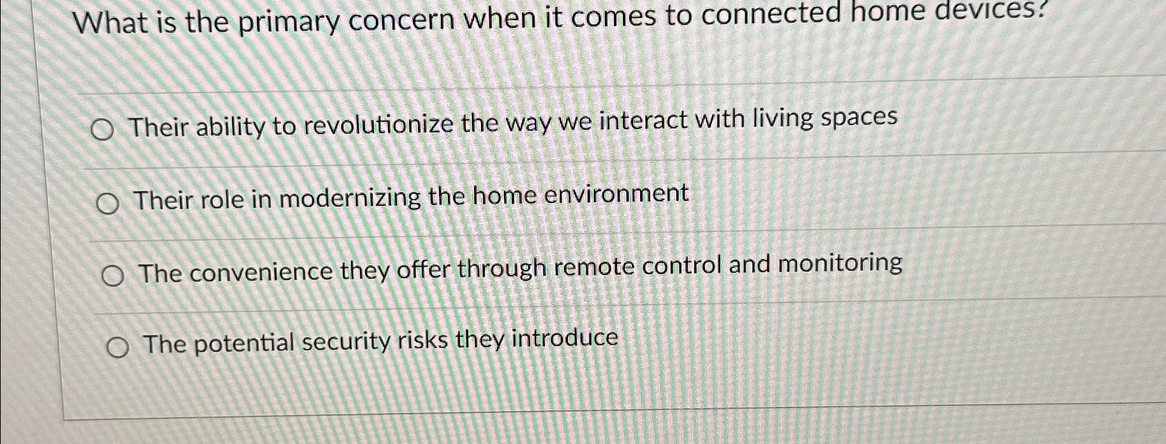 Solved What is the primary concern when it comes to | Chegg.com